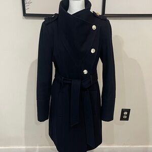 Guess Midnight Blue Wool Jacket